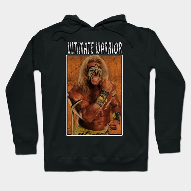 Vintage Wwe Ultimate Warrior Hoodie by The Gandol